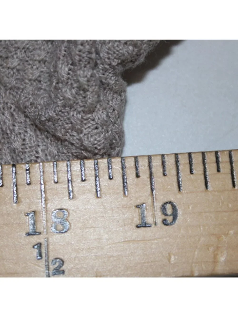 J Jill Sweater Sz M Brown Knit Long Sleeve Cotton Viscose Nylon Sweater